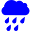 Rainy Cloud Symbol