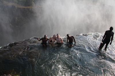 Devils Pool - the top of Vic Falls (SarahDepper)  [flickr.com]  CC BY 
License Information available under 'Proof of Image Sources'