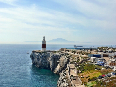 Gibraltar: Leuchtturm Europa Punkt (Riessdo)  [flickr.com]  CC BY 
License Information available under 'Proof of Image Sources'