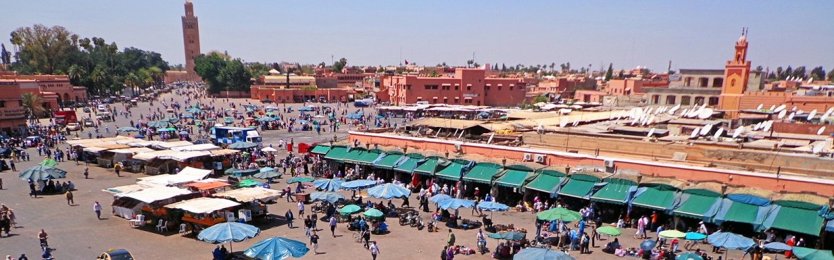 Jemaa El Fna (Barbaragin)  [flickr.com]  CC BY-SA 
License Information available under 'Proof of Image Sources'