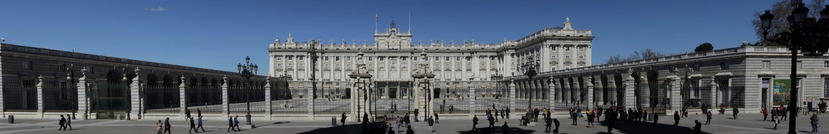 Panoramic view of the Palacio Real de Madrid (Björn S...)  [flickr.com]  CC BY-SA 
License Information available under 'Proof of Image Sources'