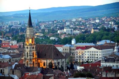 Romania-2384 -  St. Michaels Church as Night Comes (Dennis Jarvis)  [flickr.com]  CC BY-SA 
License Information available under 'Proof of Image Sources'